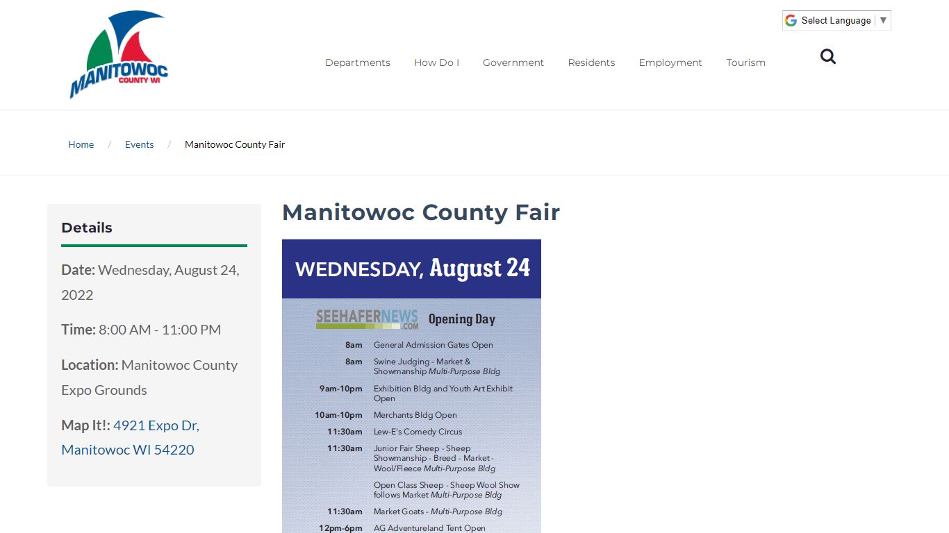 Manitowoc County - Manitowoc County Fair